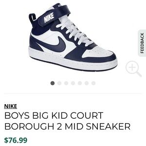 Gently used Nike High tops big kid size 5.5.